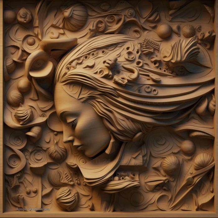 Patterns and decorations (stl Pleuropasta 4, PATTERN_936) 3D models for cnc